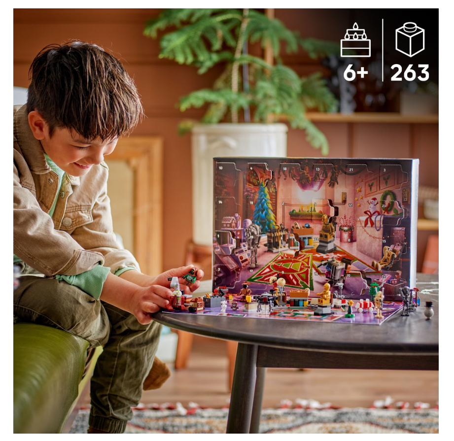 LEGO® Žvaigždžių karų 2025 metų advento kalendorius