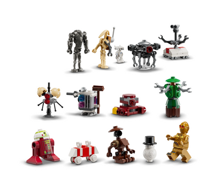 LEGO® Žvaigždžių karų 2025 metų advento kalendorius