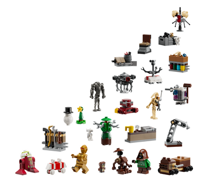 LEGO® Žvaigždžių karų 2025 metų advento kalendorius