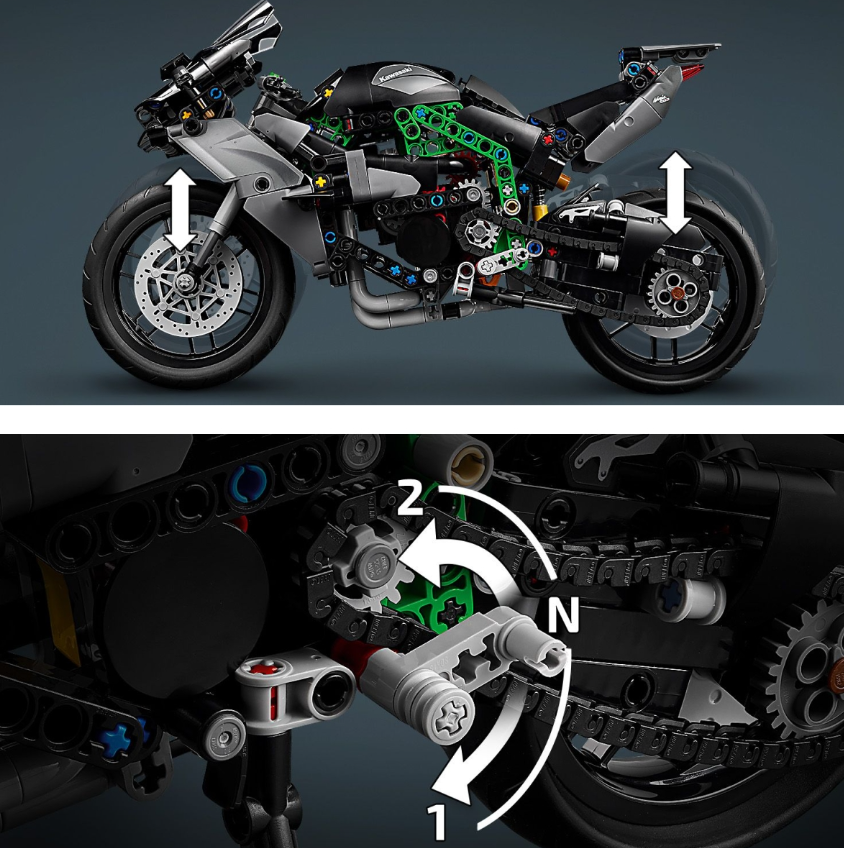 LEGO® Technic Motociklas Kawasaki Ninja H2R