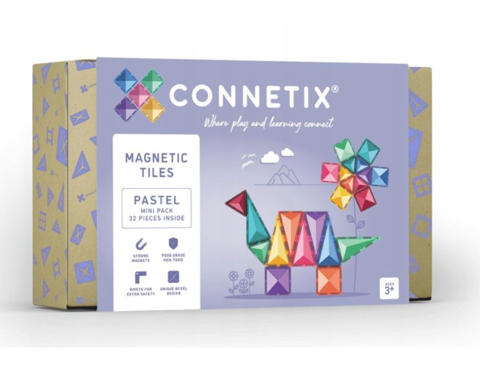 CONNETIX pastelinis Mini rinkinys (32 dalys)
