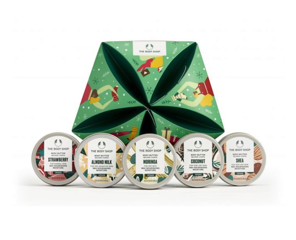 „THE BODY SHOP“ Kūno sviestų dovanų rinkinys