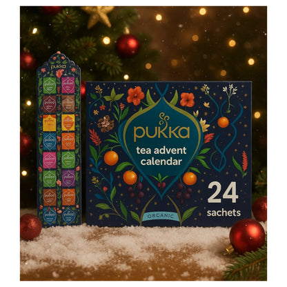 Advento kalendorius „Pukka Organic Tea“ – ekologiškas arbatos rinkinys