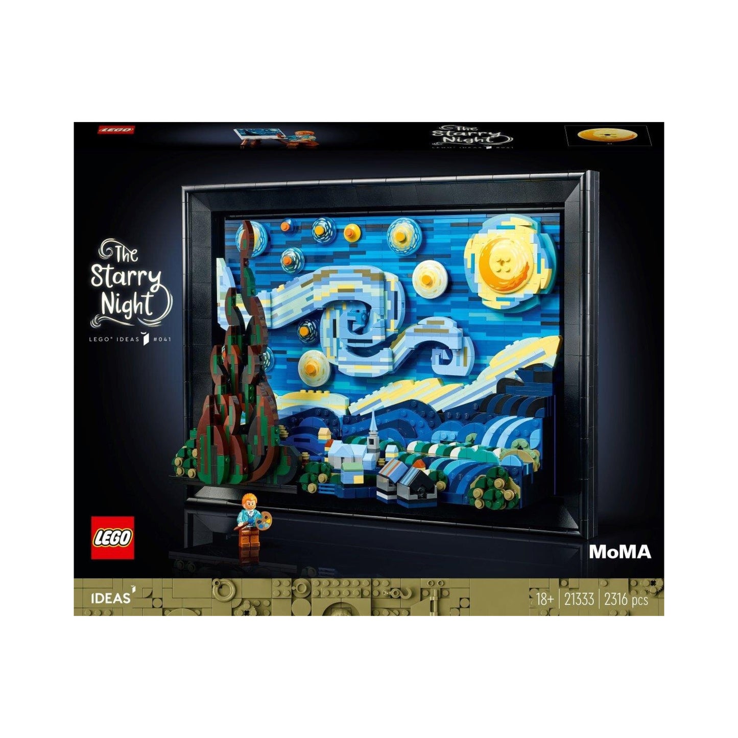 LEGO® Ideas Vincentas van Gogas – Žvaigždėta naktis 2133