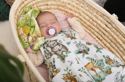 „Babymam“ kūdikių muslino miegmaišis (100% medvilnė, 0.5 TOG)