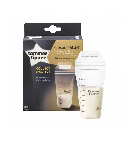 TOMMEE TIPPEE maišeliai pienui laikyti, 36 vnt.