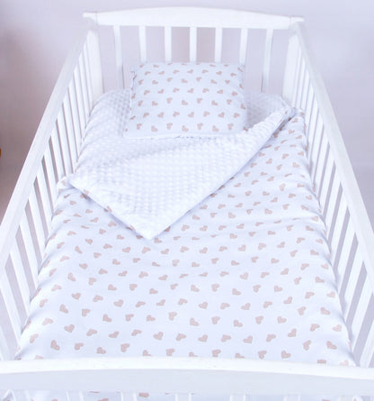 „BabyLux“ švelnus dvipusis pledo ir pagalvės komplektas