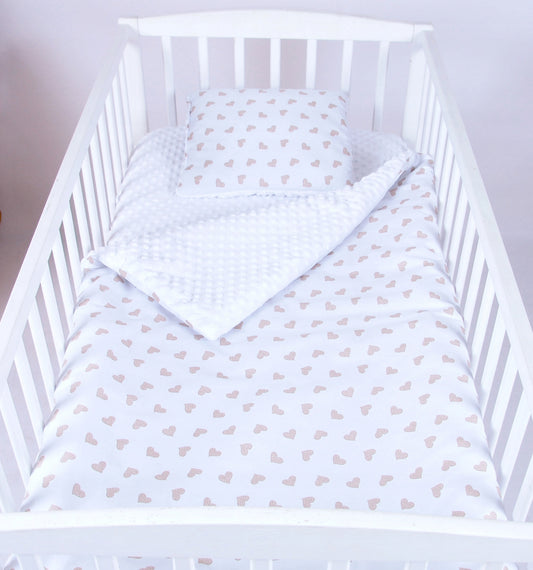 „BabyLux“ švelnus dvipusis pledo ir pagalvės komplektas