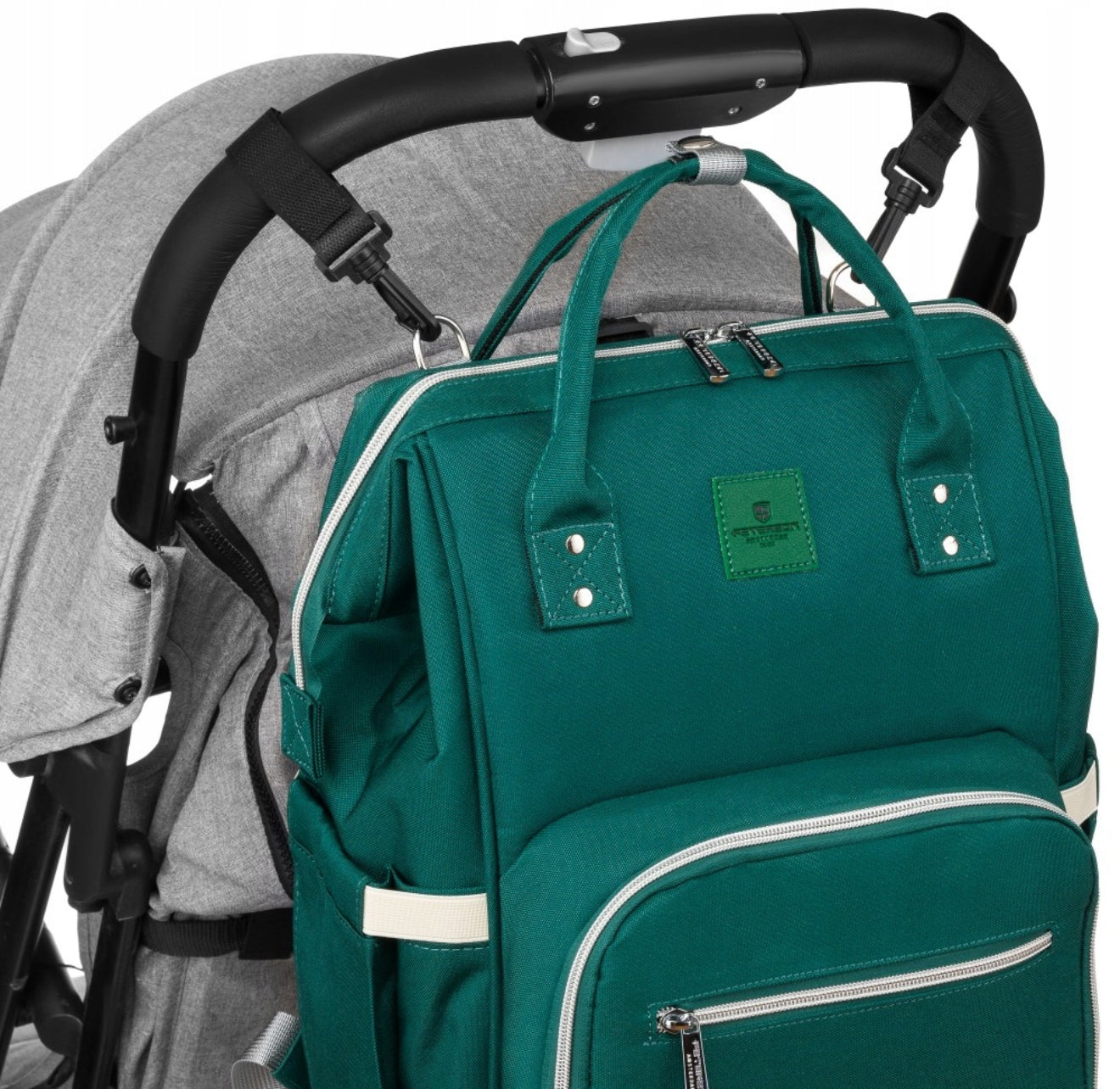 „Mommy Bag“ universalus vežimėlio krepšys–kuprinė mamai