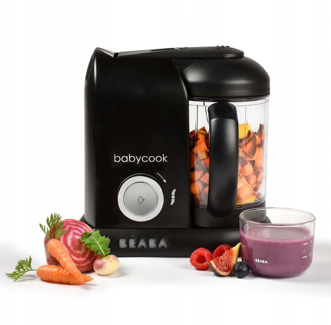 BEABA garintuvas trintuvas Babycook Solo 4in1 Black