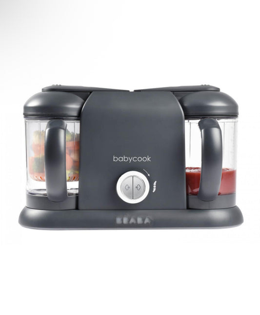 BEABA BABYCOOK PLUS trintuvas-garintuvas 4in1, DARK GREY