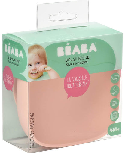 BEABA SILIKONINIS DUGNU PRILIMPANTIS DUBENĖLIS, PINK