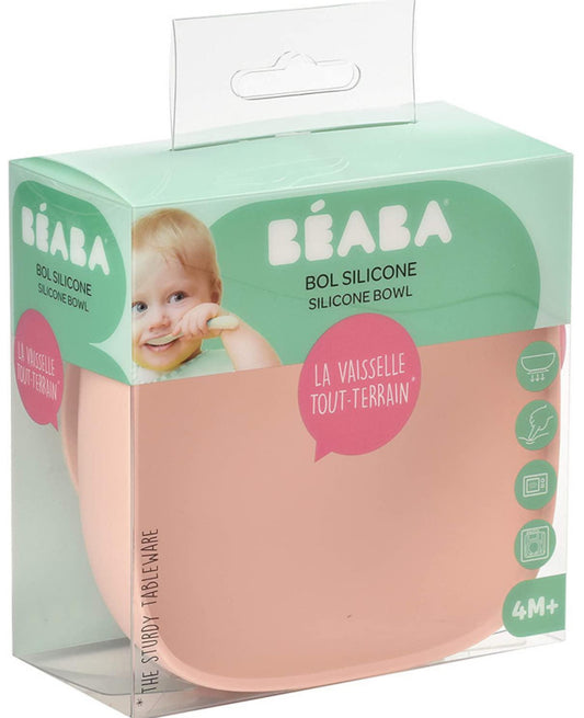 BEABA SILIKONINIS DUGNU PRILIMPANTIS DUBENĖLIS, PINK