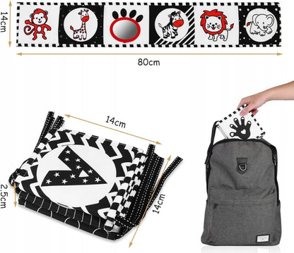 Contrasting sensory book for babies (0-12 months)