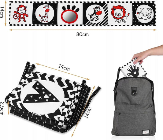 Contrasting sensory book for babies (0-12 months)