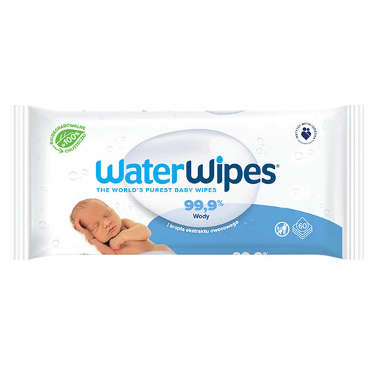 „WaterWipes“ drėgnos servetėlės kūdikiams, 12×60 vnt. (720 vnt.)