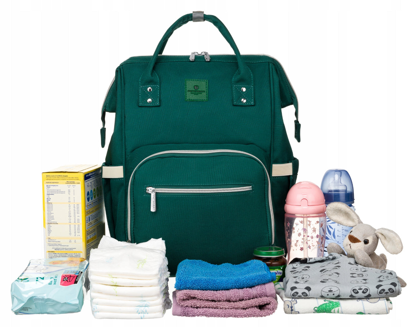 „Mommy Bag“ universalus vežimėlio krepšys–kuprinė mamai
