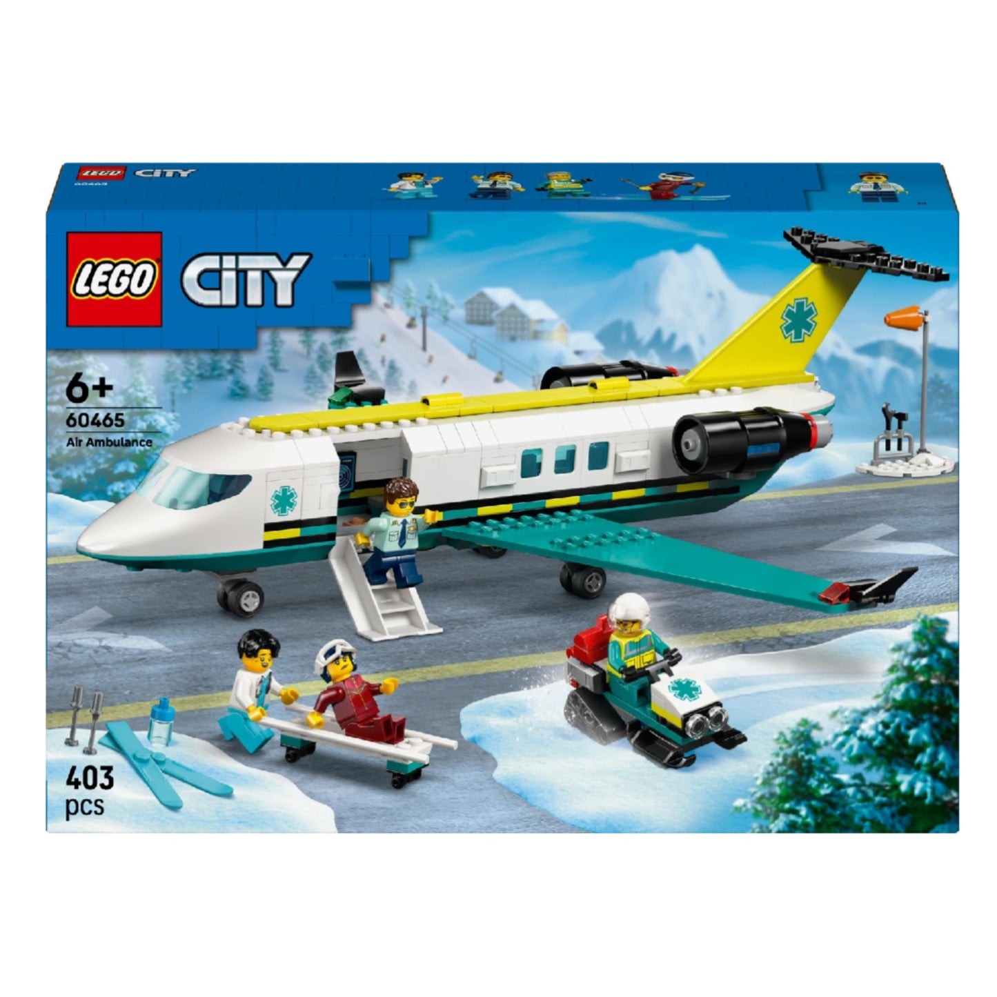 LEGO® City Big Vehicles Greitosios pagalbos lėktuvas
