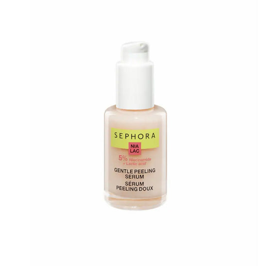 SEPHORA COLLECTION „Gentle Peeling Serum“ – švelniai eksfolijuojantis serumas su niacinamidu ir pieno rūgštimi (30 ml)