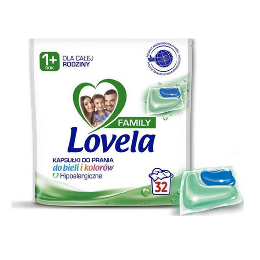 Lovela Bobini UNIVERSAL FAMILY plovimo kapsulės 32vnt