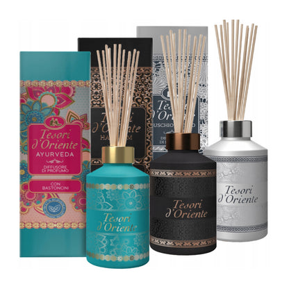 TESORI D’ORIENTE Aromatic Diffuser, namų kvapų rinkinys 3x200ml