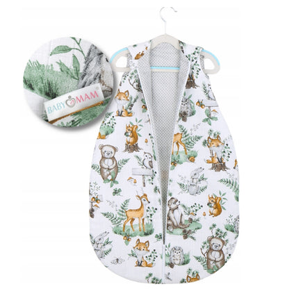 „Babymam“ kūdikių muslino miegmaišis (100% medvilnė, 0.5 TOG)