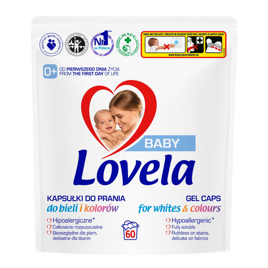 Lovela Baby skalbimo kapsulės 60vnt.