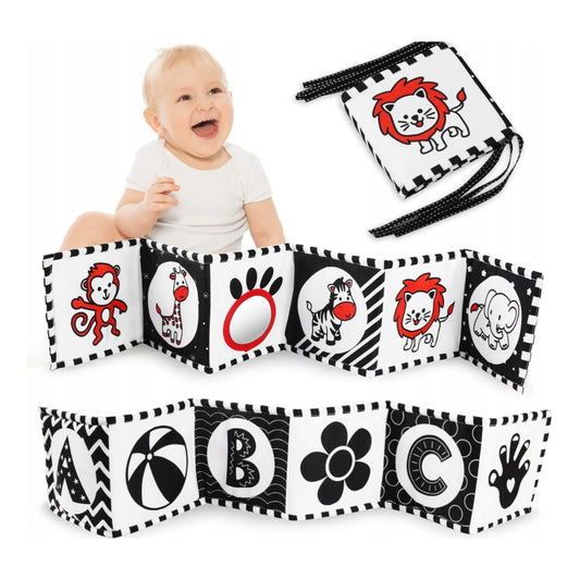Contrasting sensory book for babies (0-12 months)