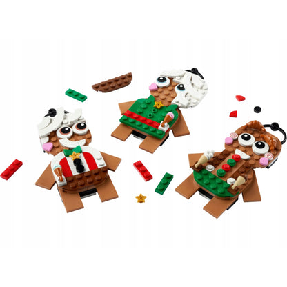 LEGO® Kalėdiniai sausainiai – dekoracijos (Gingerbread Ornaments)