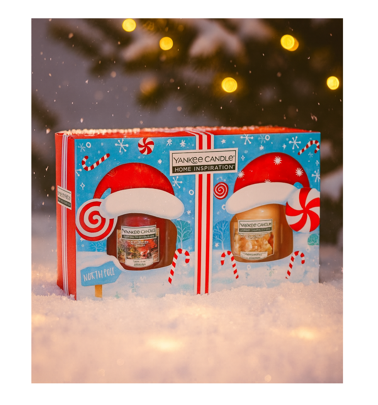 „Yankee Candle – North Pole“ Kalėdinis žvakių rinkinys (2 vnt.)