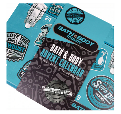„BATH & BODY TOOLKIT” Advento kalendorius vyrams