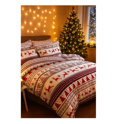 Kalėdinė patalynės užvalkalų komplektas