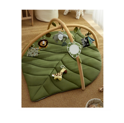 Blissful Diary Žaidimų Kilimėlis su Lankeliu – Baby Play Gym ir Play Arch, Žalias