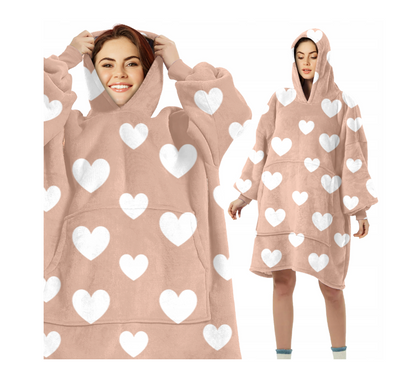 Pledas – džemperis „Plushie Hearts“ – XXL