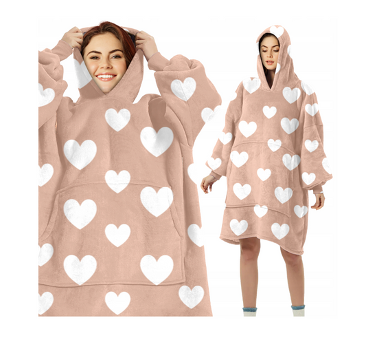 Pledas – džemperis „Plushie Hearts“ – XXL